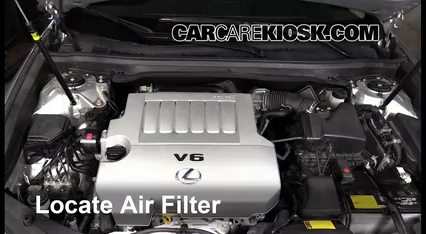 2014 Lexus ES350 3.5L V6 Air Filter (Engine) Check